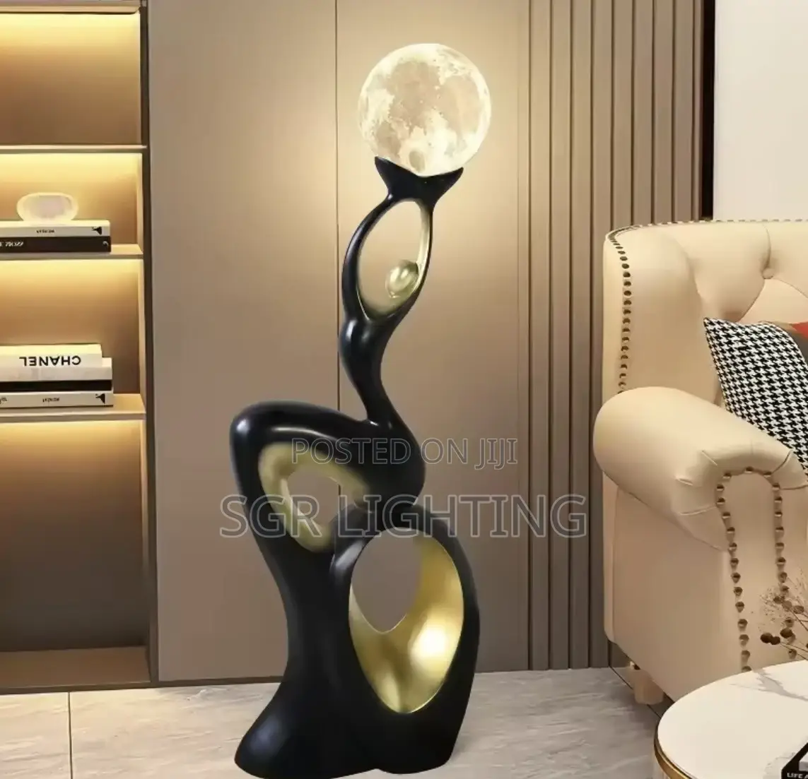 Sculpture Art Humanoid Lamp Living Room Villa Decoration Floor Lamp