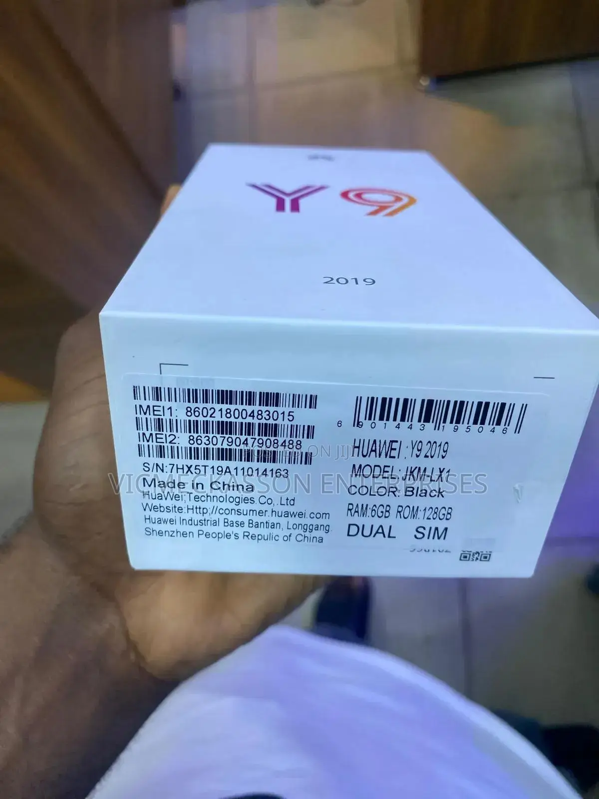 New Huawei Y9 2019 128 GB Black