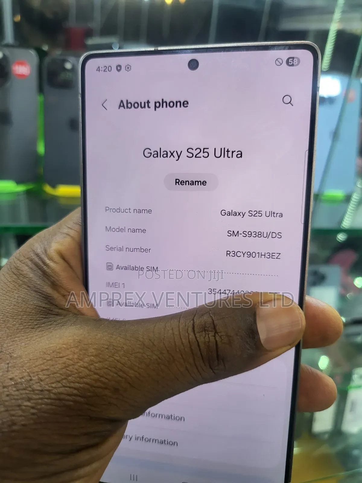 Samsung Galaxy S25 Ultra 512 GB Gray