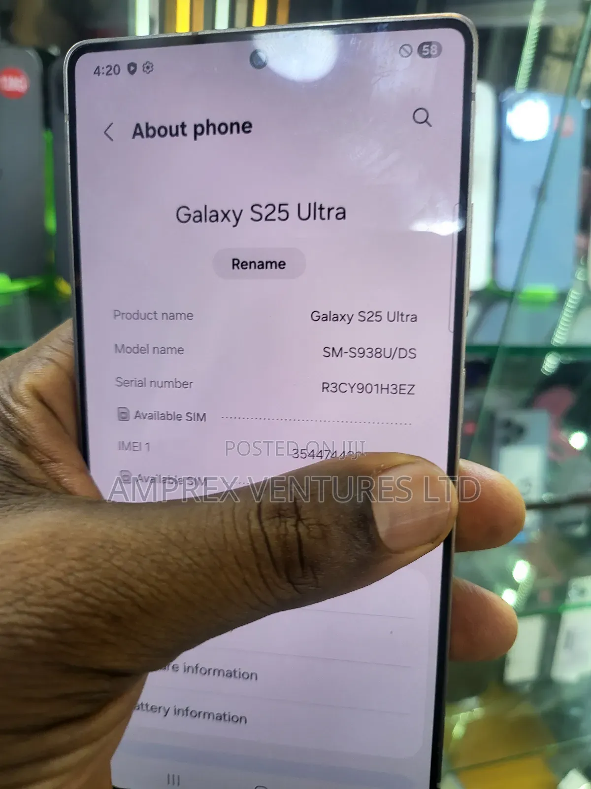 Samsung Galaxy S25 Ultra 512 GB Gray