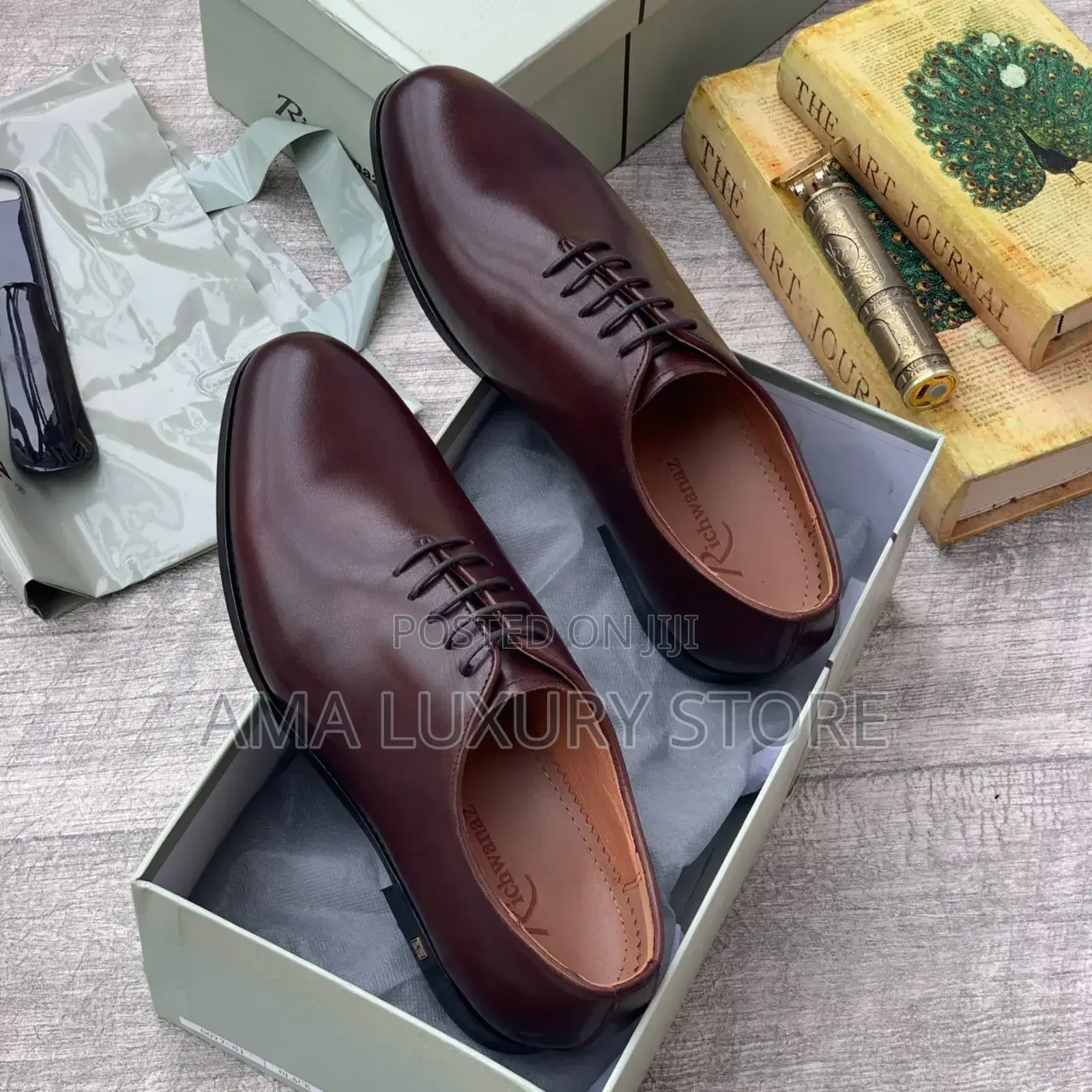 Richwanaz Genuine Leather Luxury Oxford Shoes