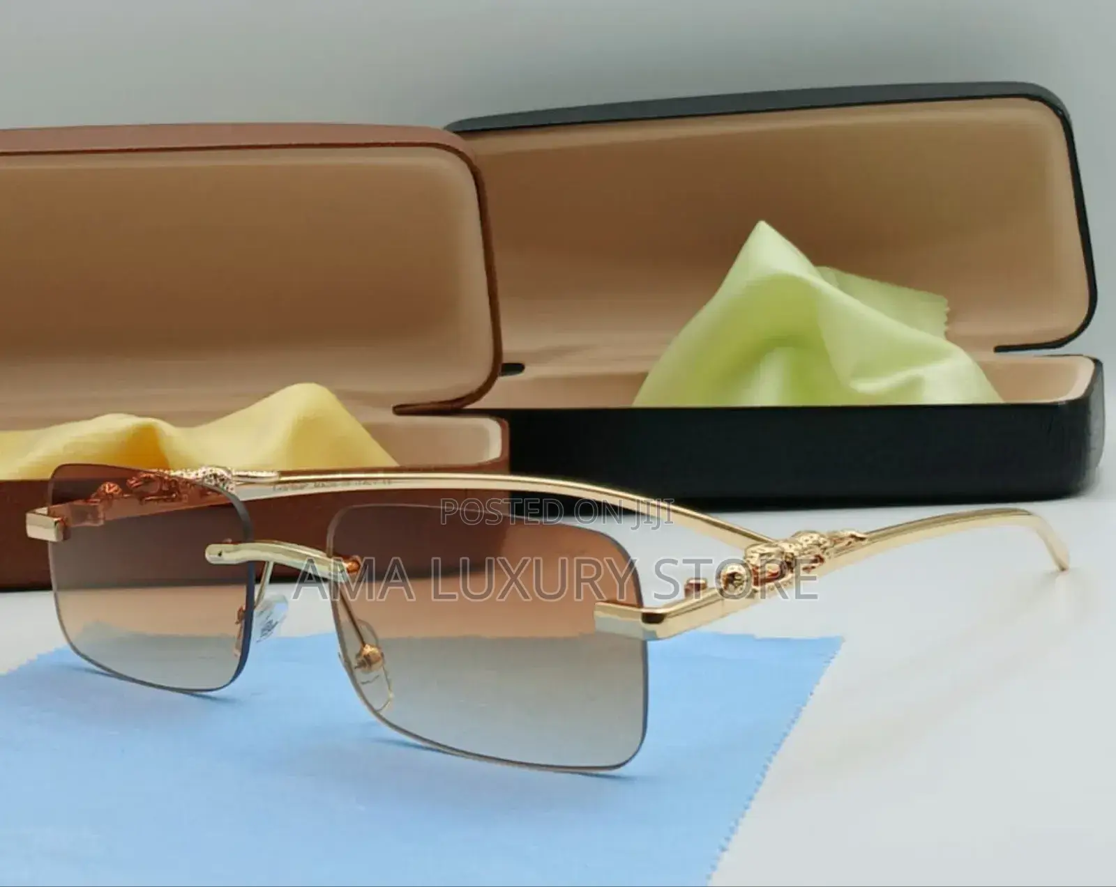 Cartier Luxury Rimless Designer Glasses