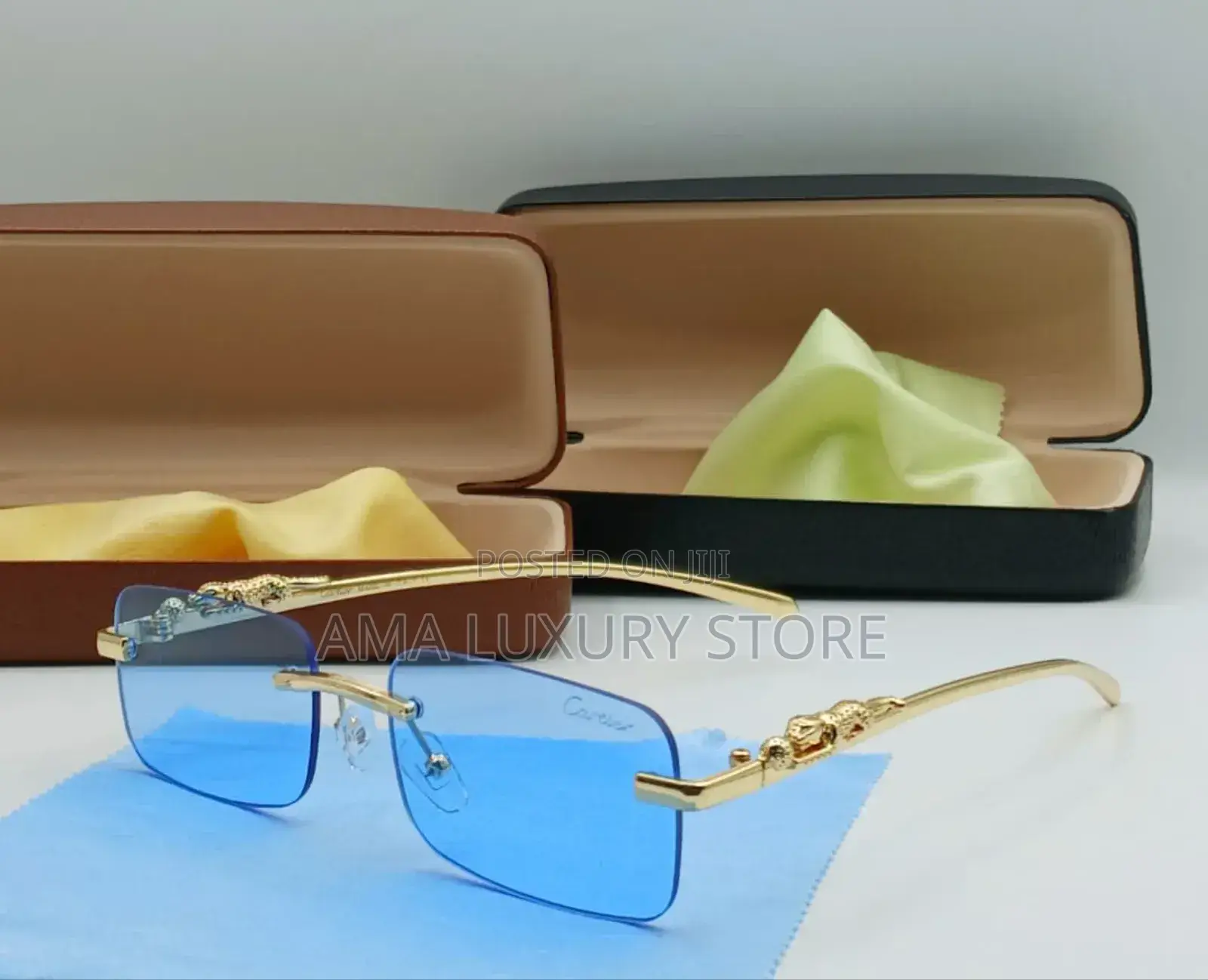 Cartier Luxury Rimless Designer Glasses