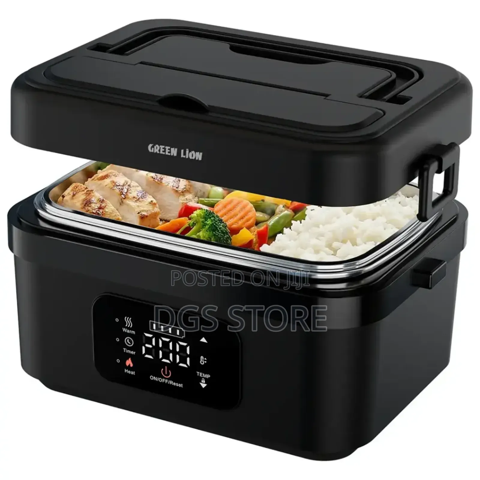 Green Lion Portable Lunch Box With Built-in Battery Electric