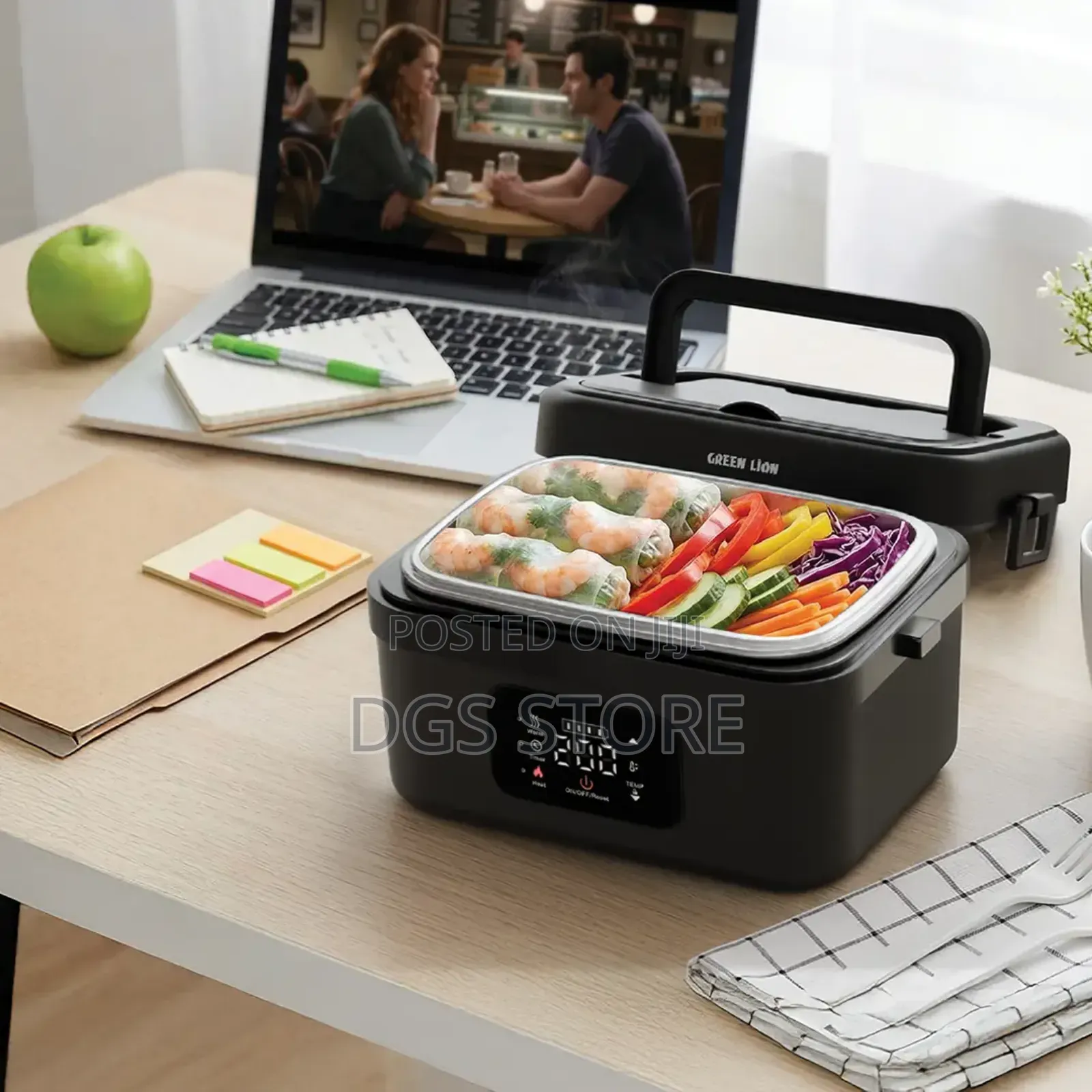 Green Lion Portable Lunch Box With Built-in Battery Electric