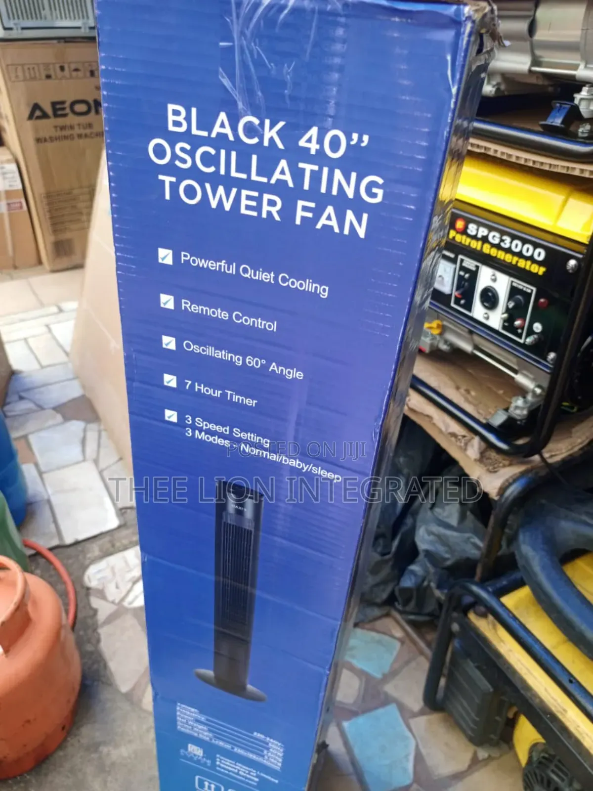 Maxi 40-Inch Bladeless Oscillating Tower Fan