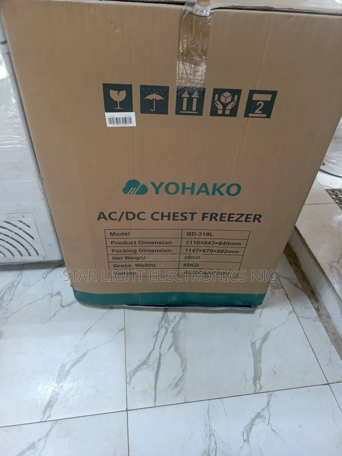 318 Liters Dc Solar Freezer Yohako