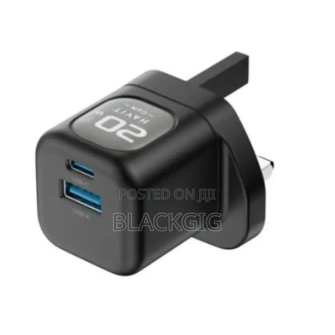 Gan Android Charger Typec iPhone Charger Usb 2in1 Port Fast Head