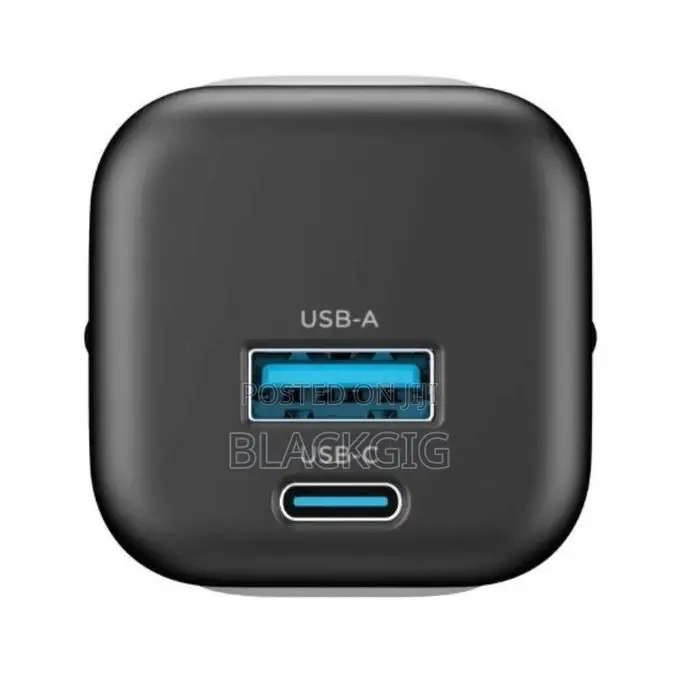 Gan Android Charger Typec iPhone Charger Usb 2in1 Port Fast Head