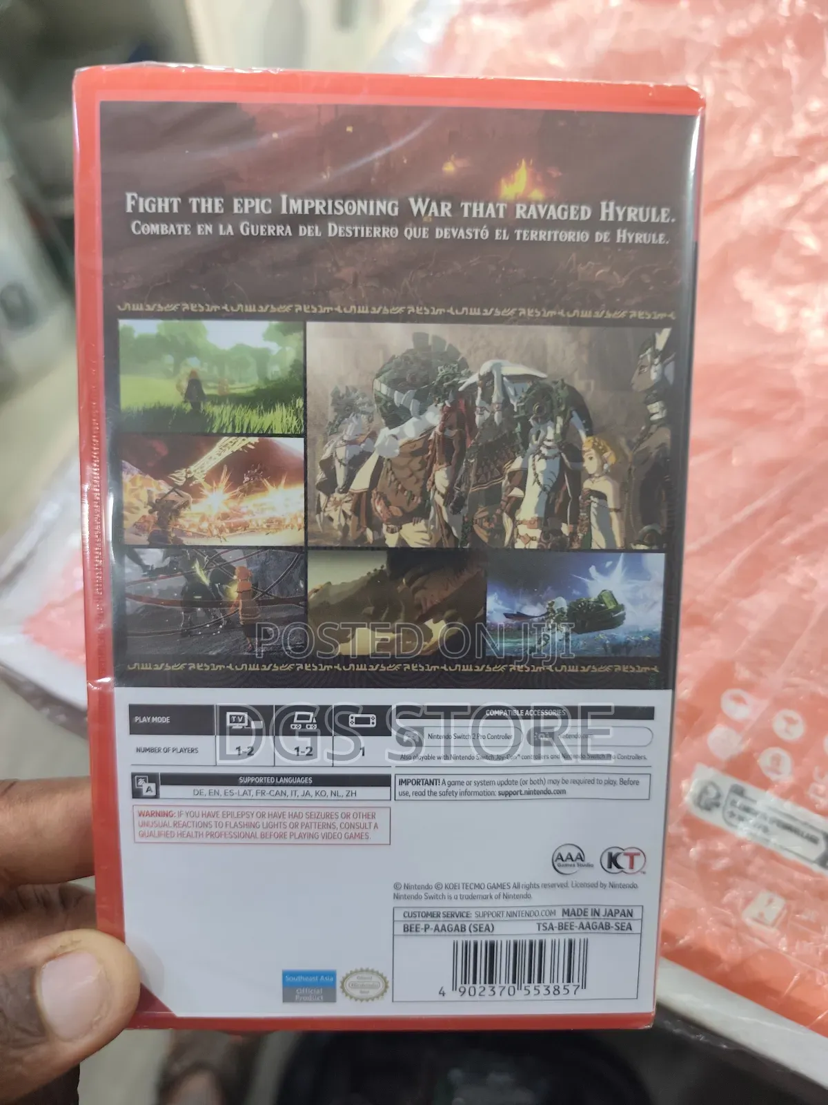 Nintendo Switch 2 Hyrule Warriors Age of Imprisonment Game