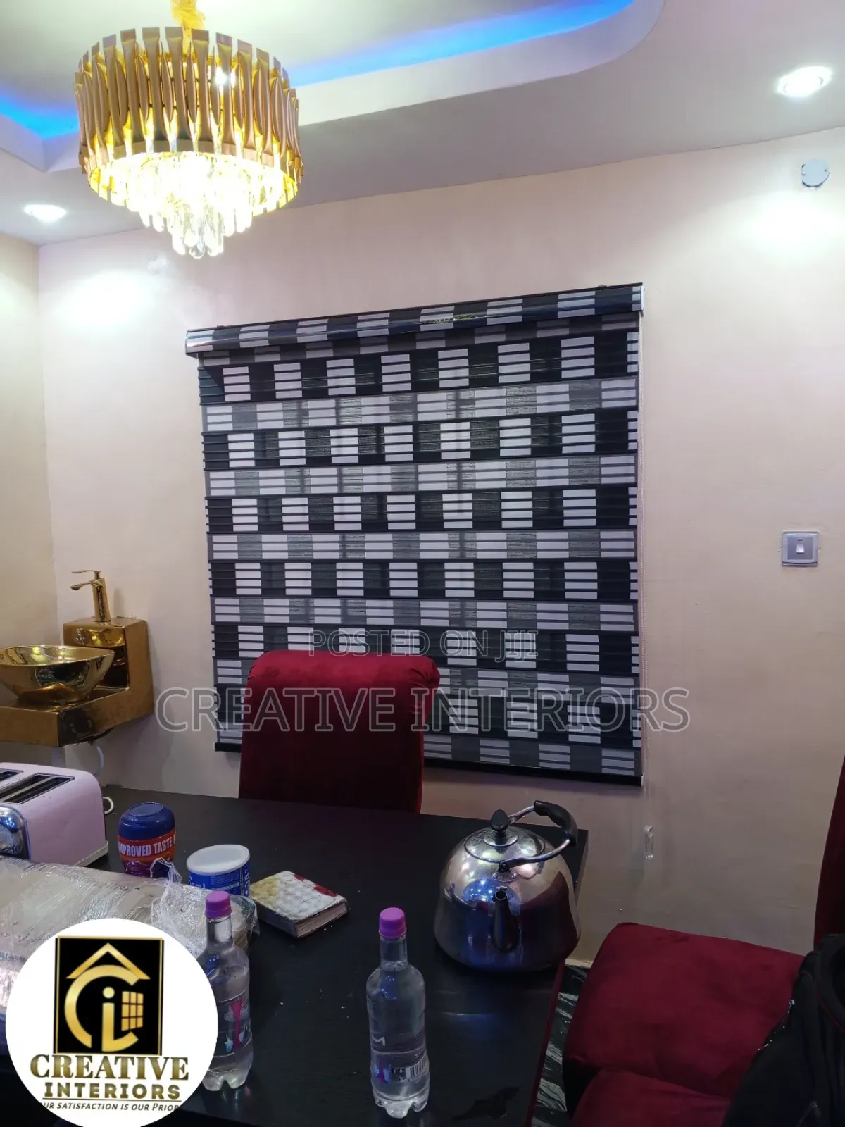 Grey Colour Window Blinds