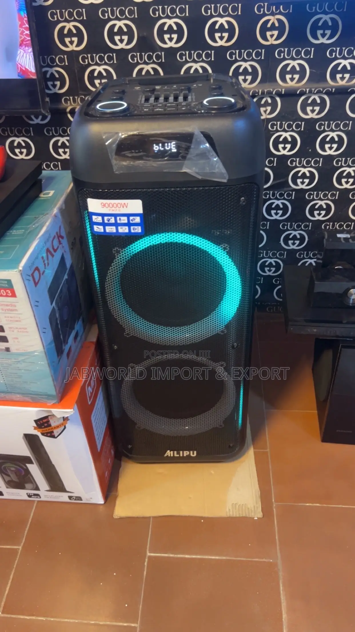 Ailipu Bluetooth Portable Speaker With Led Lights. Rechargeable
