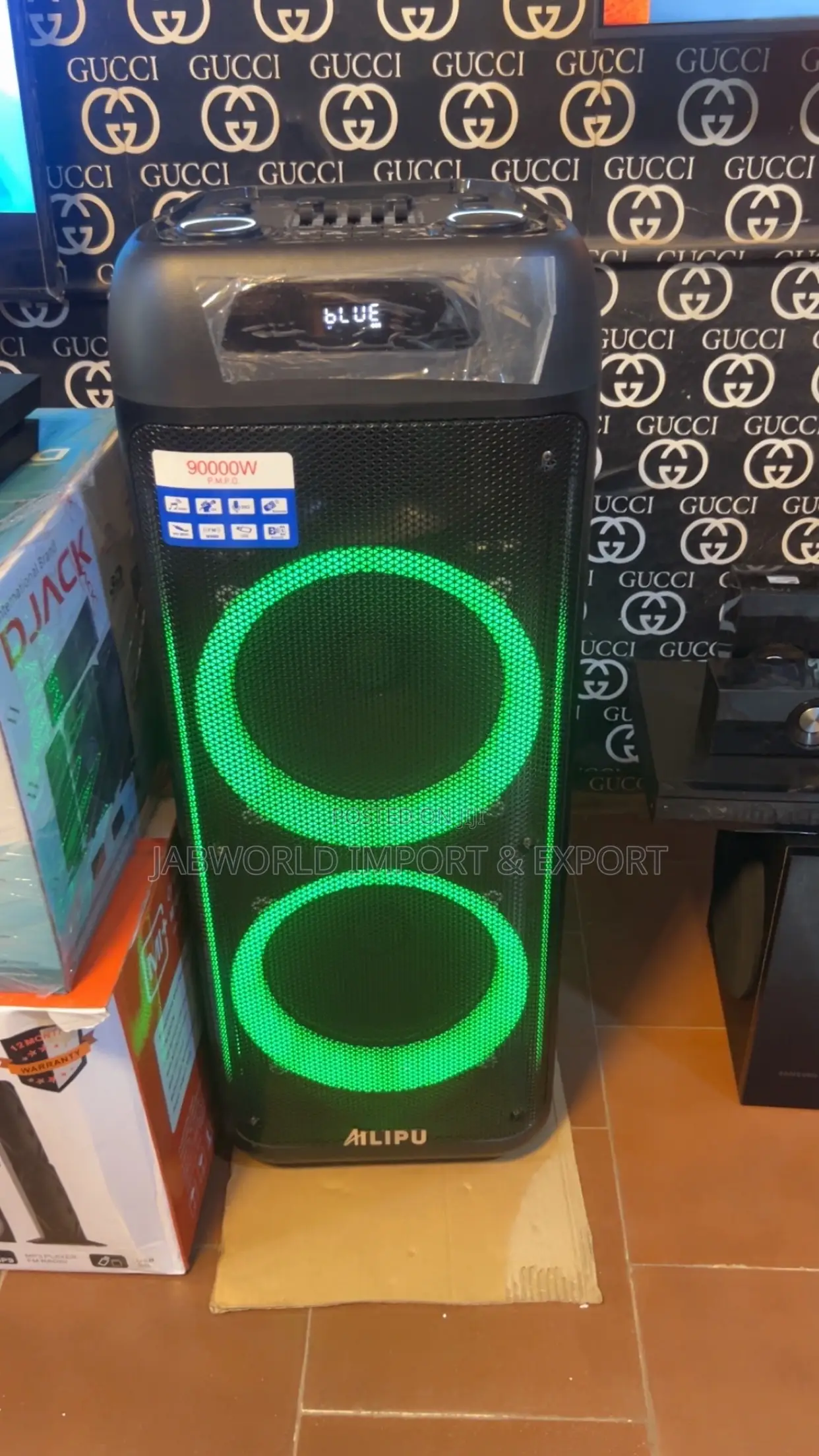 Ailipu Bluetooth Portable Speaker With Led Lights. Rechargeable