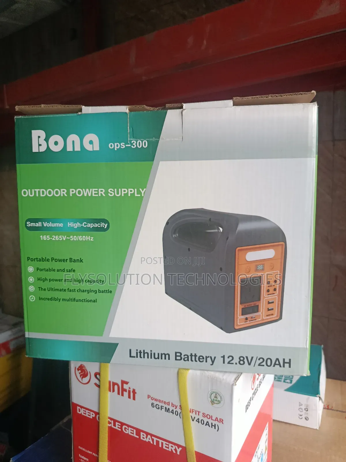 300w Bona Portable Power Station Solar Generator With Solar Panel