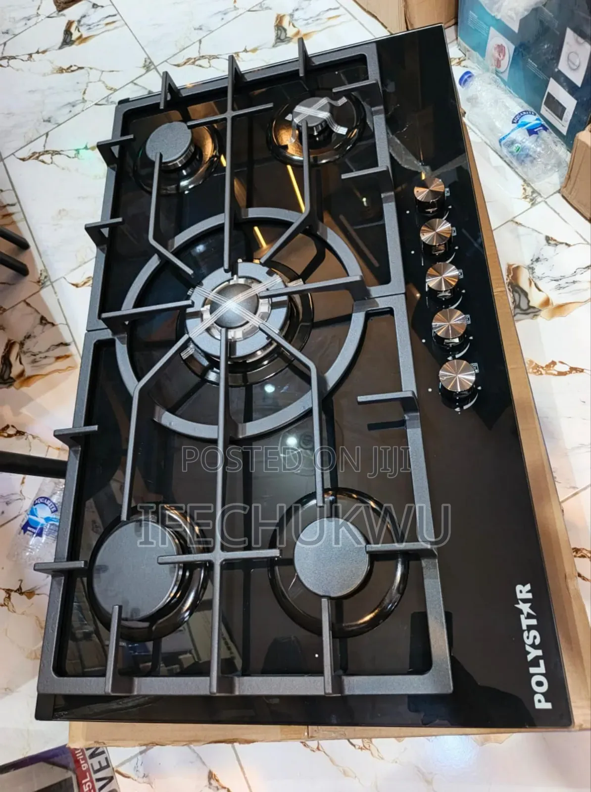 Original Polystar Inbuilt Premium Quality Luxury 5 Burners Gas Cooker