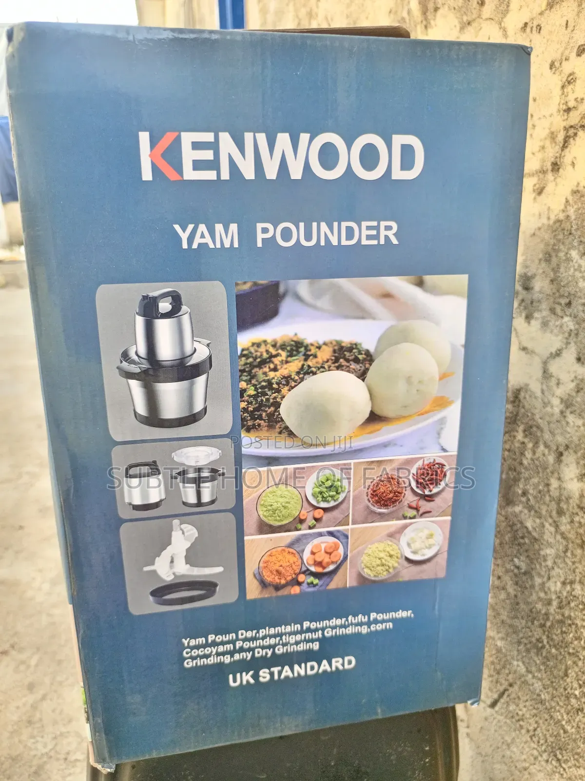 Kenwood Yam Pounder With Double Speed - 9l