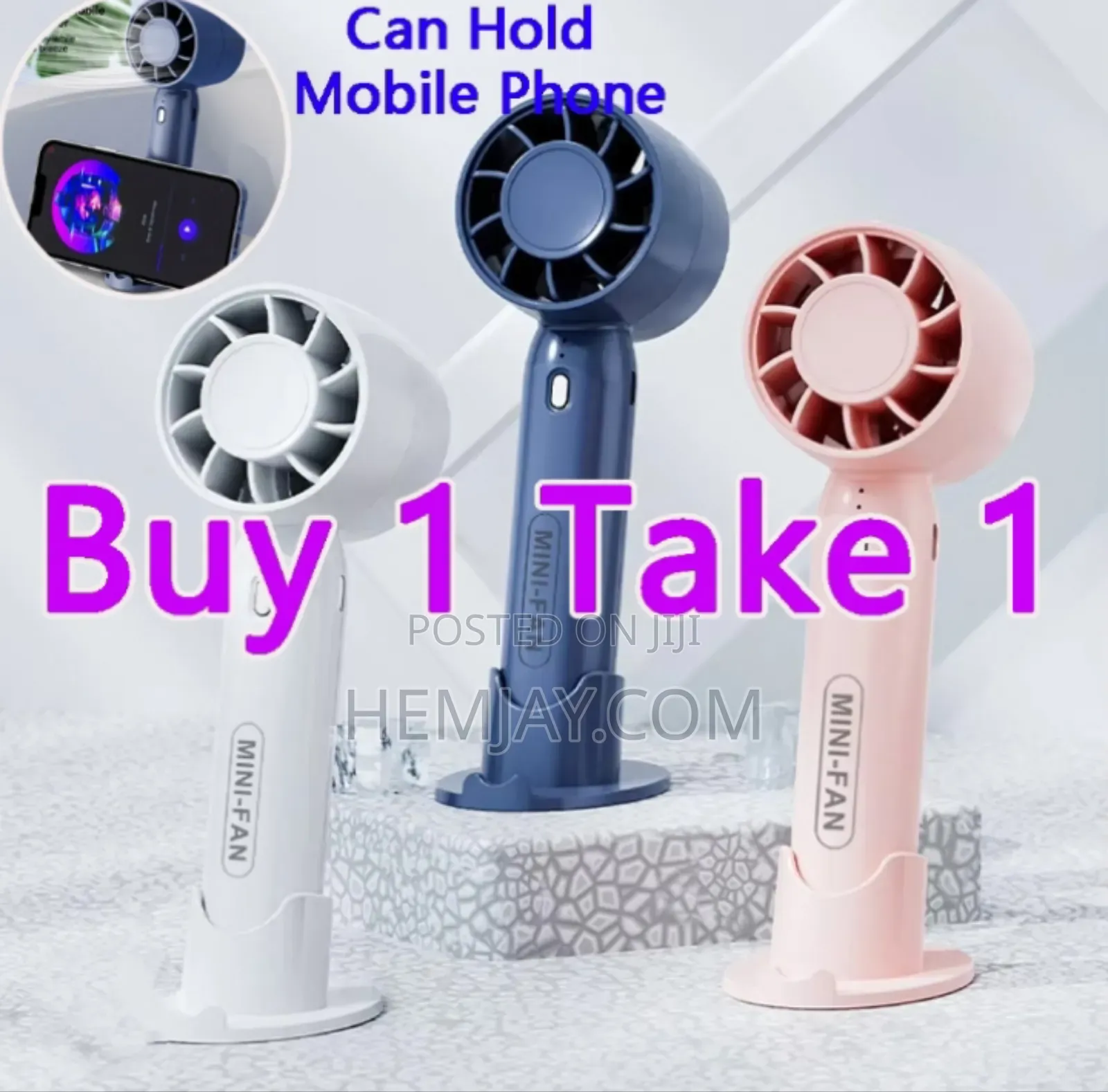 2in1 Rechargeable Best Cooling Mini Fan