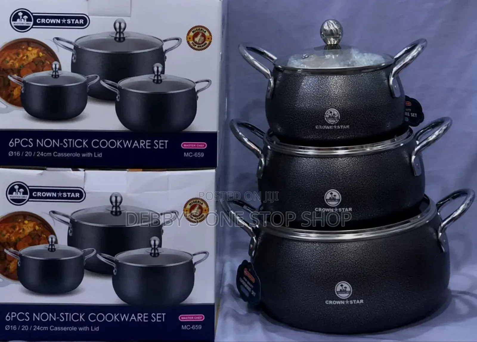3 Set of Non-Stick Cookware