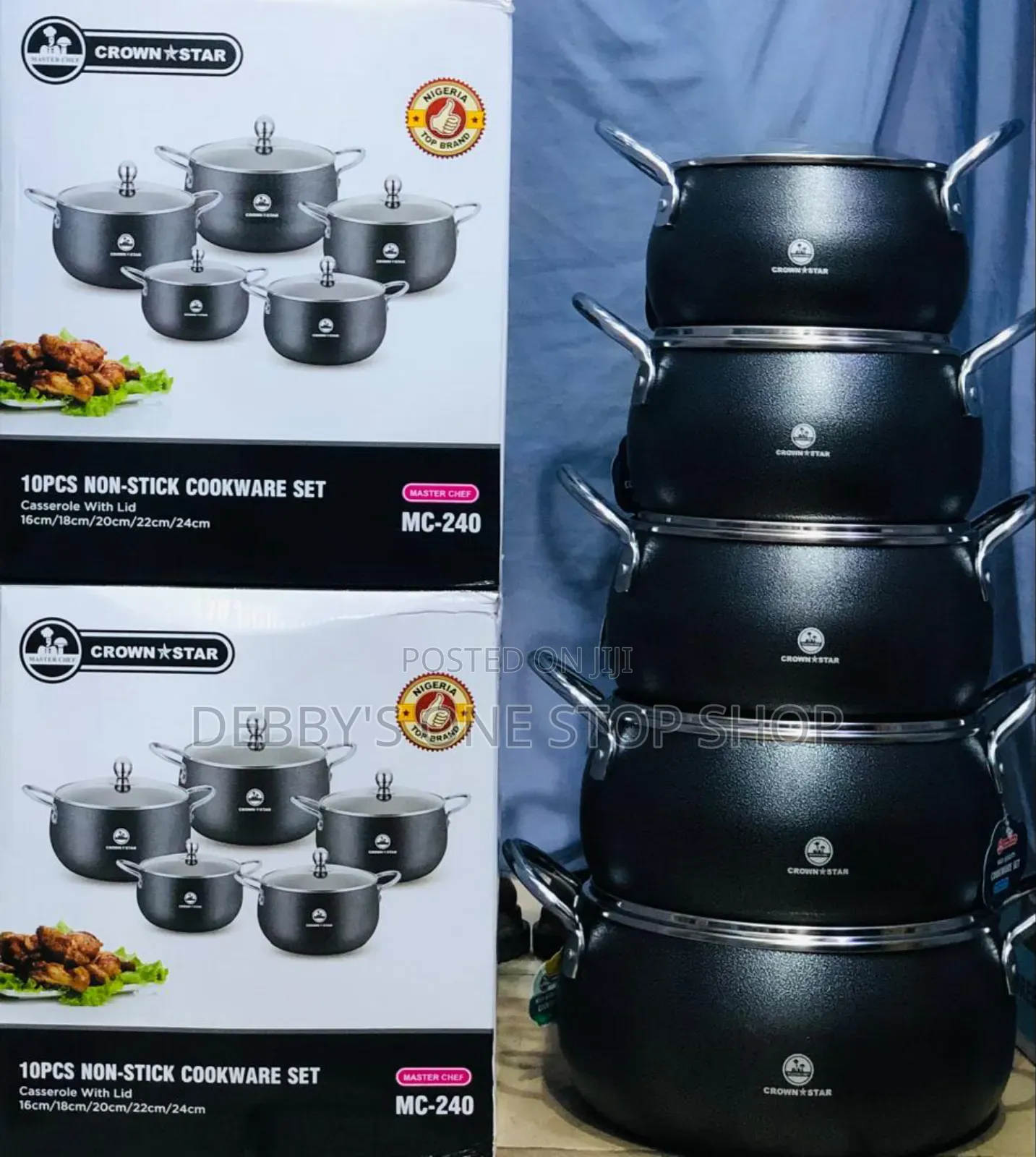 5 Sets of Non-Stick Cookware Pot