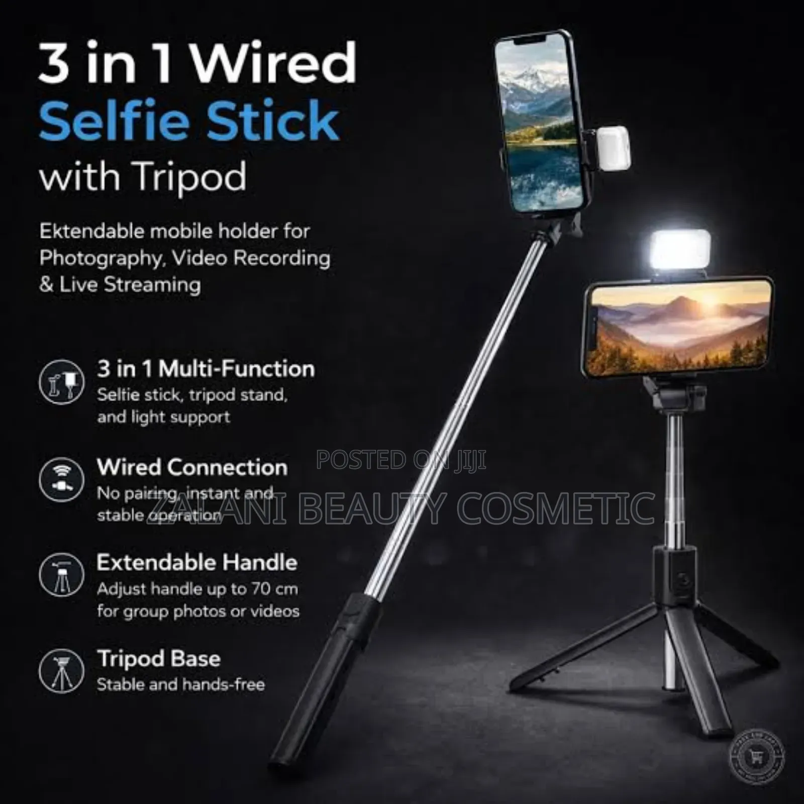 The R1s Selfie Stick, a Versatile 3-in-1 Device That Functions Well