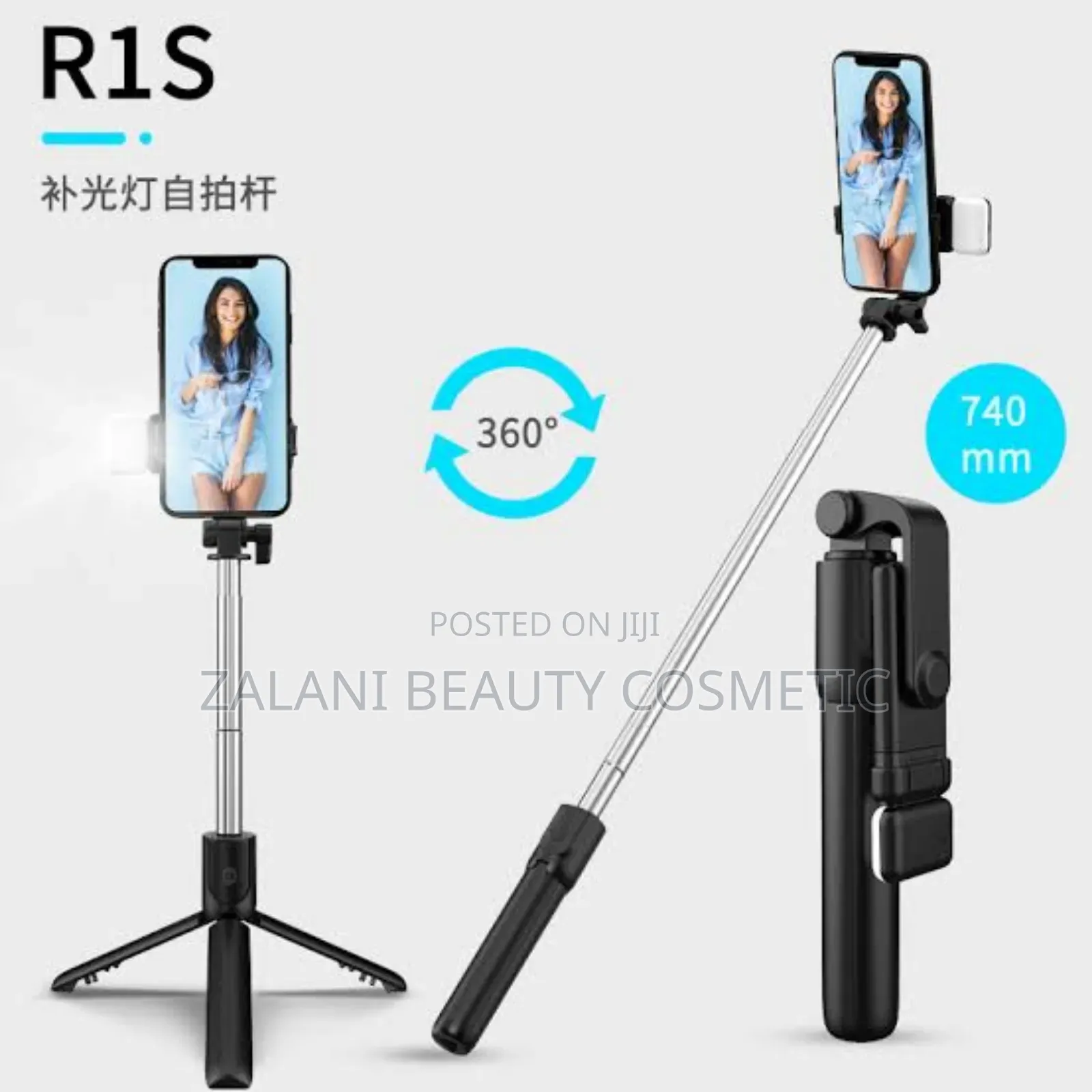 The R1s Selfie Stick, a Versatile 3-in-1 Device That Functions as a Bl