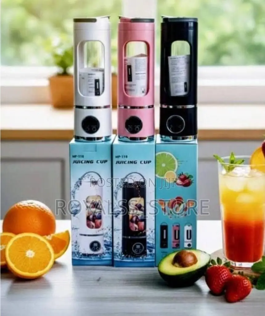 Hp-118 Portable Rechargeable Juicer Cup 450ml Smoothie Maker