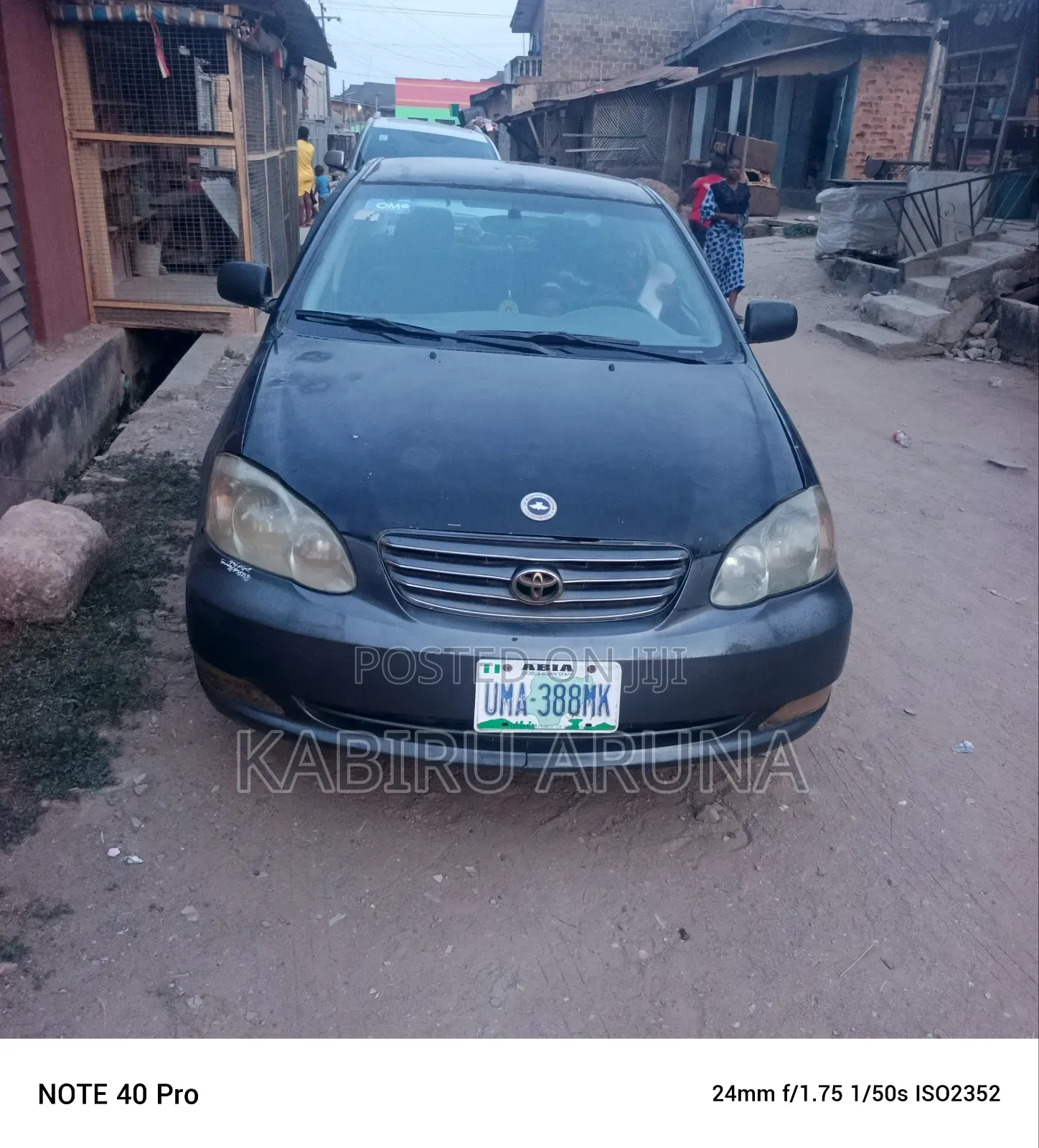 Toyota Corolla 2002 Black