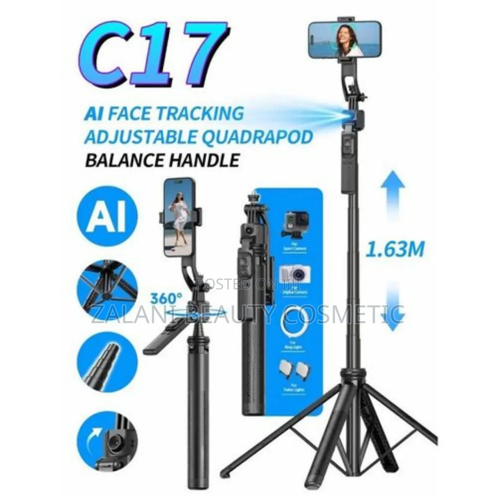 The C17 Selfie Stick Tripod (Also Known as the Axnen C17) I