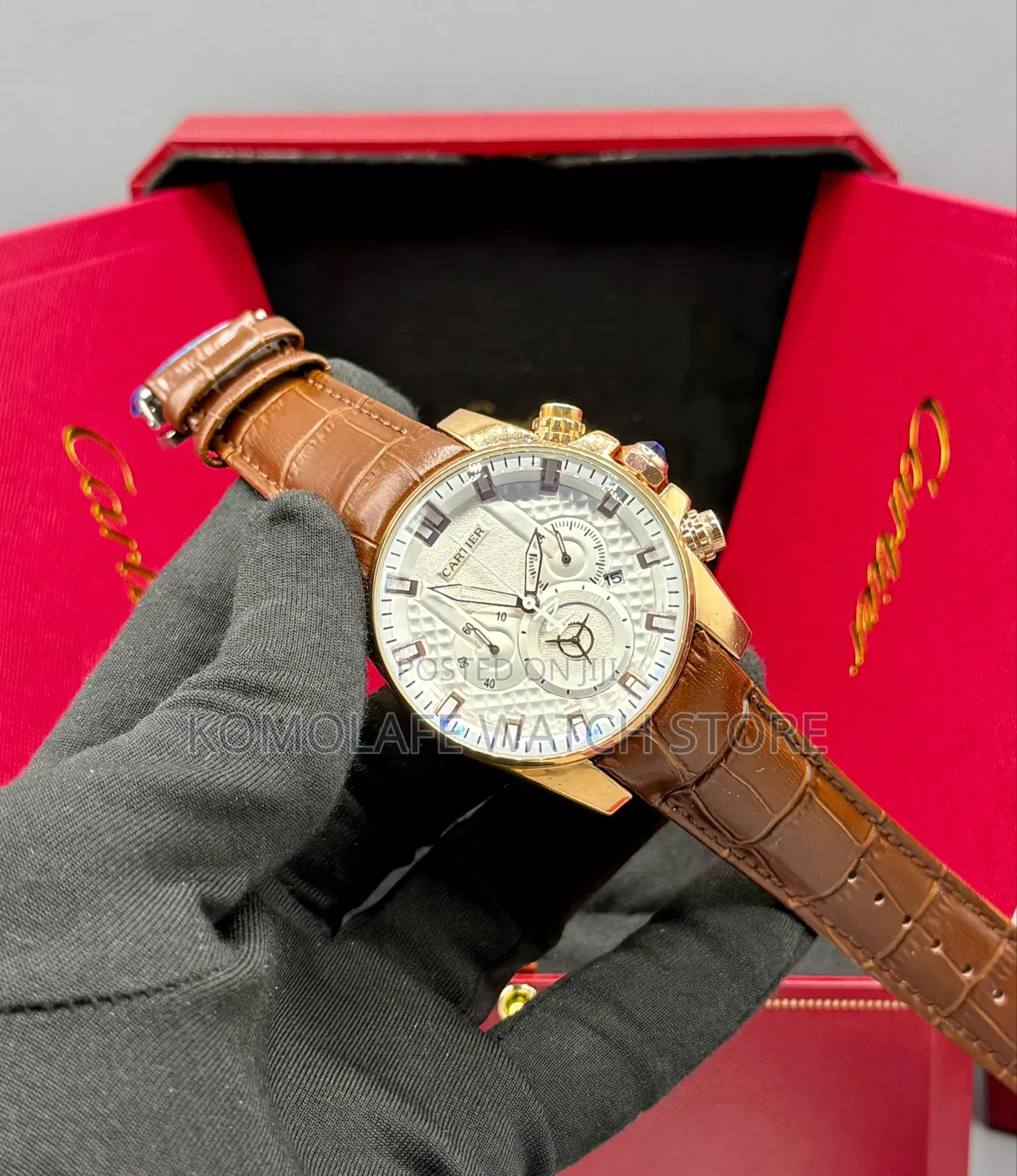Cartier Chronograph Leather