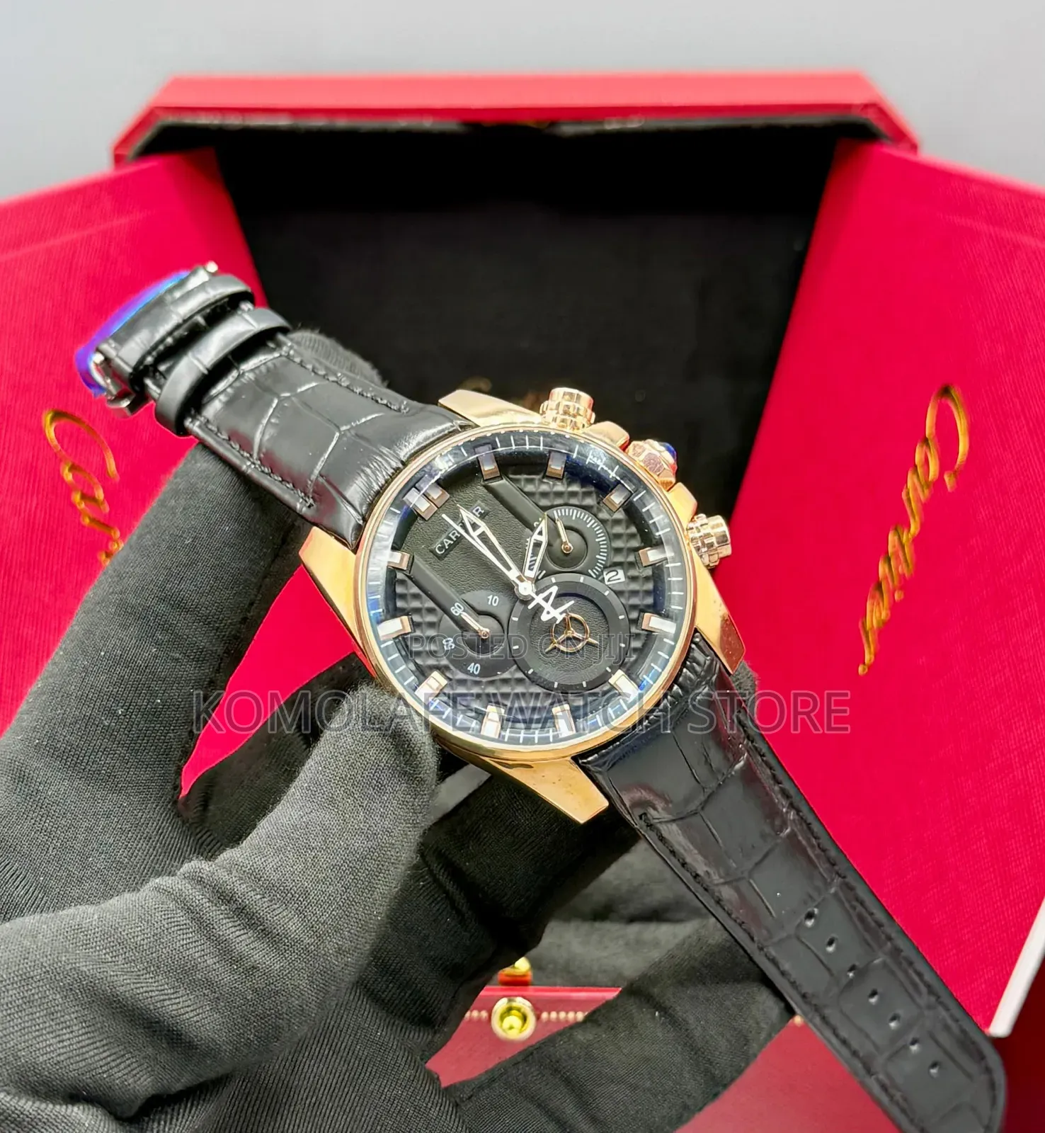 Cartier Chronograph Leather