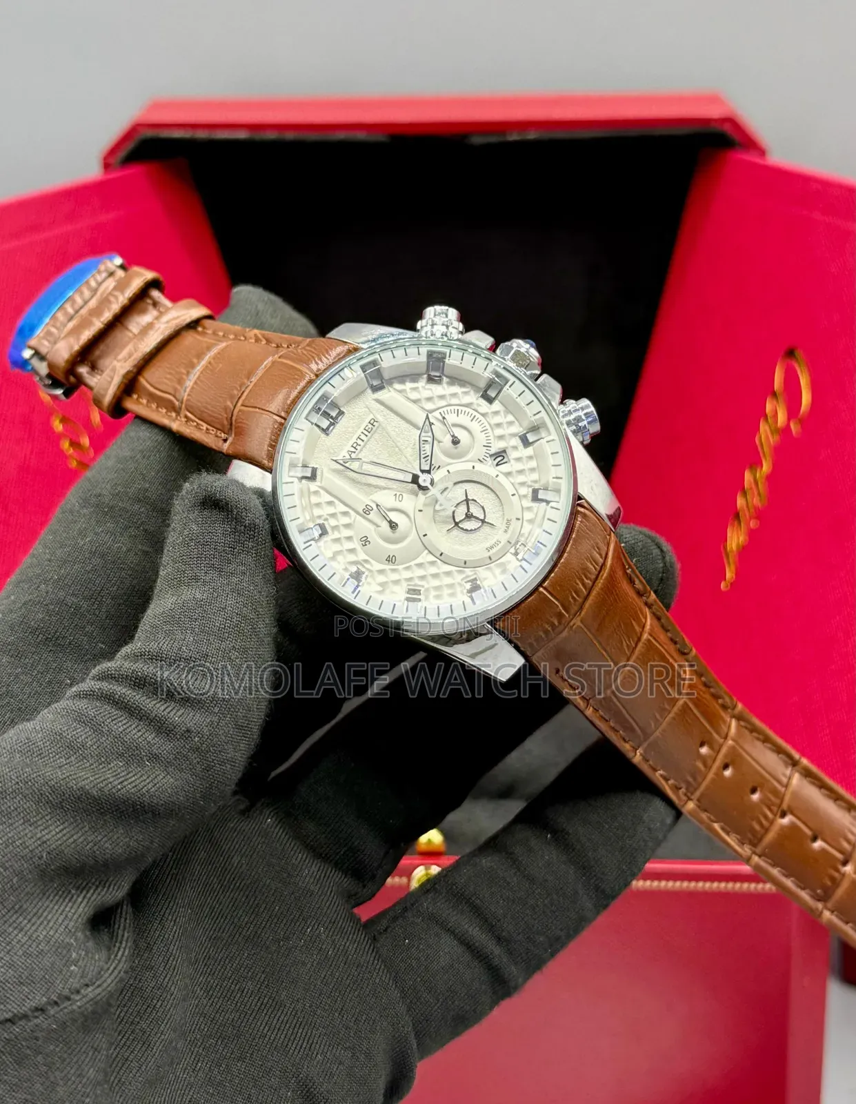 Cartier Chronograph Leather