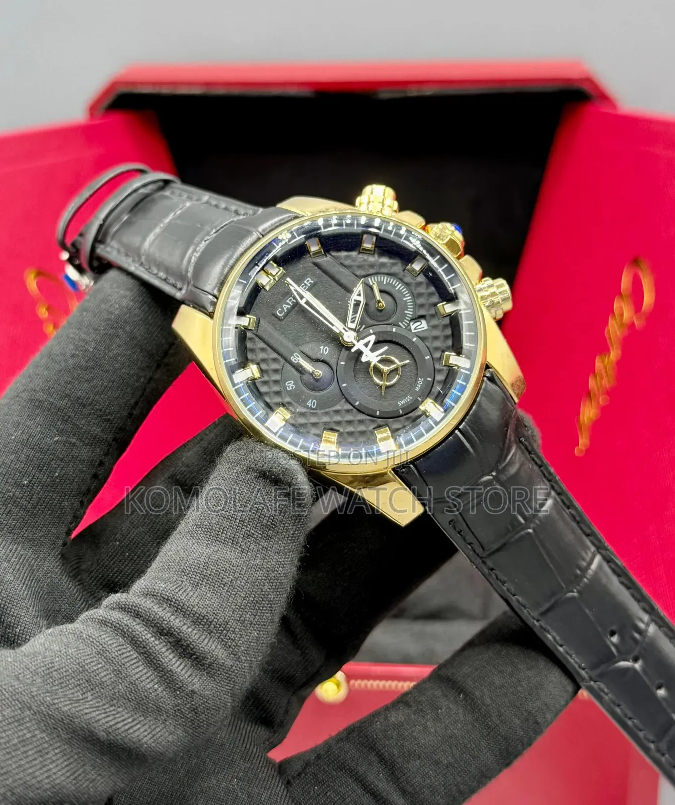 Cartier Chronograph Leather