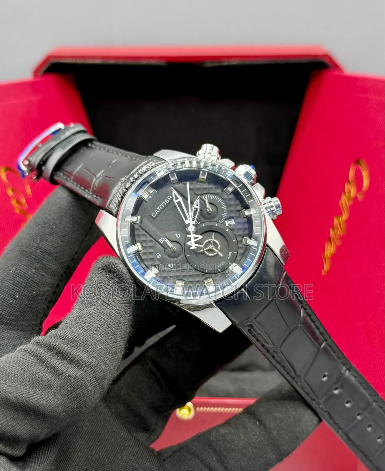 Cartier Chronograph Leather