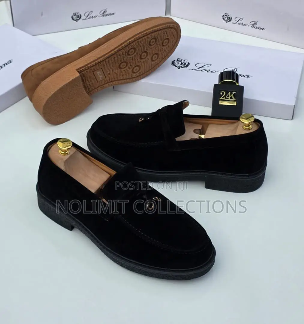 Loro Piana Suede Leather Loafers