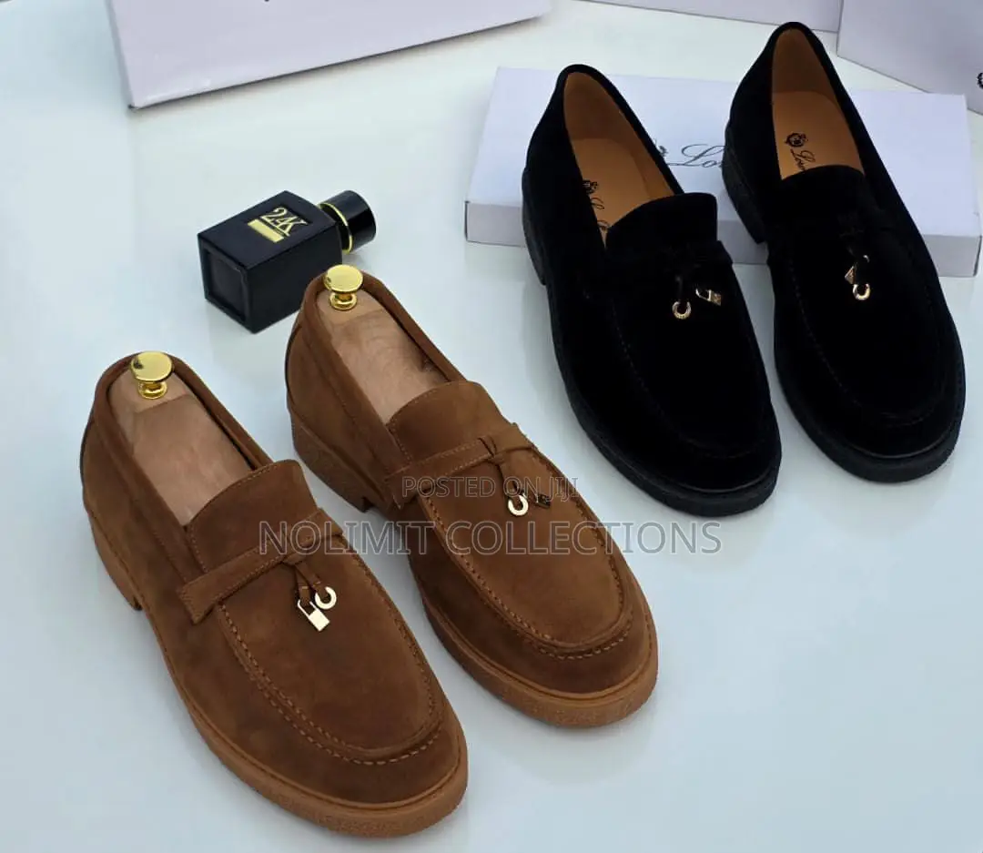 Loro Piana Suede Leather Loafers