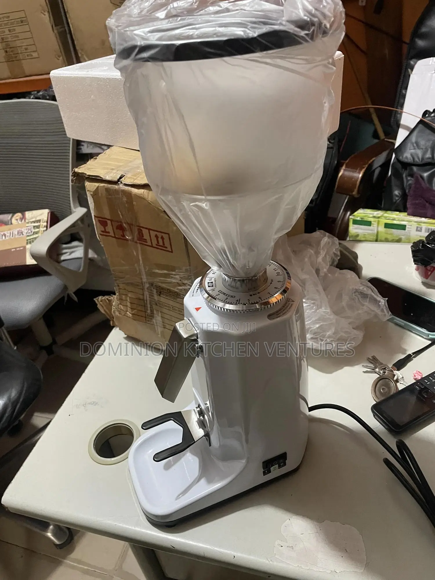 This Is Electric Conical Burr Coffee Grinder,
