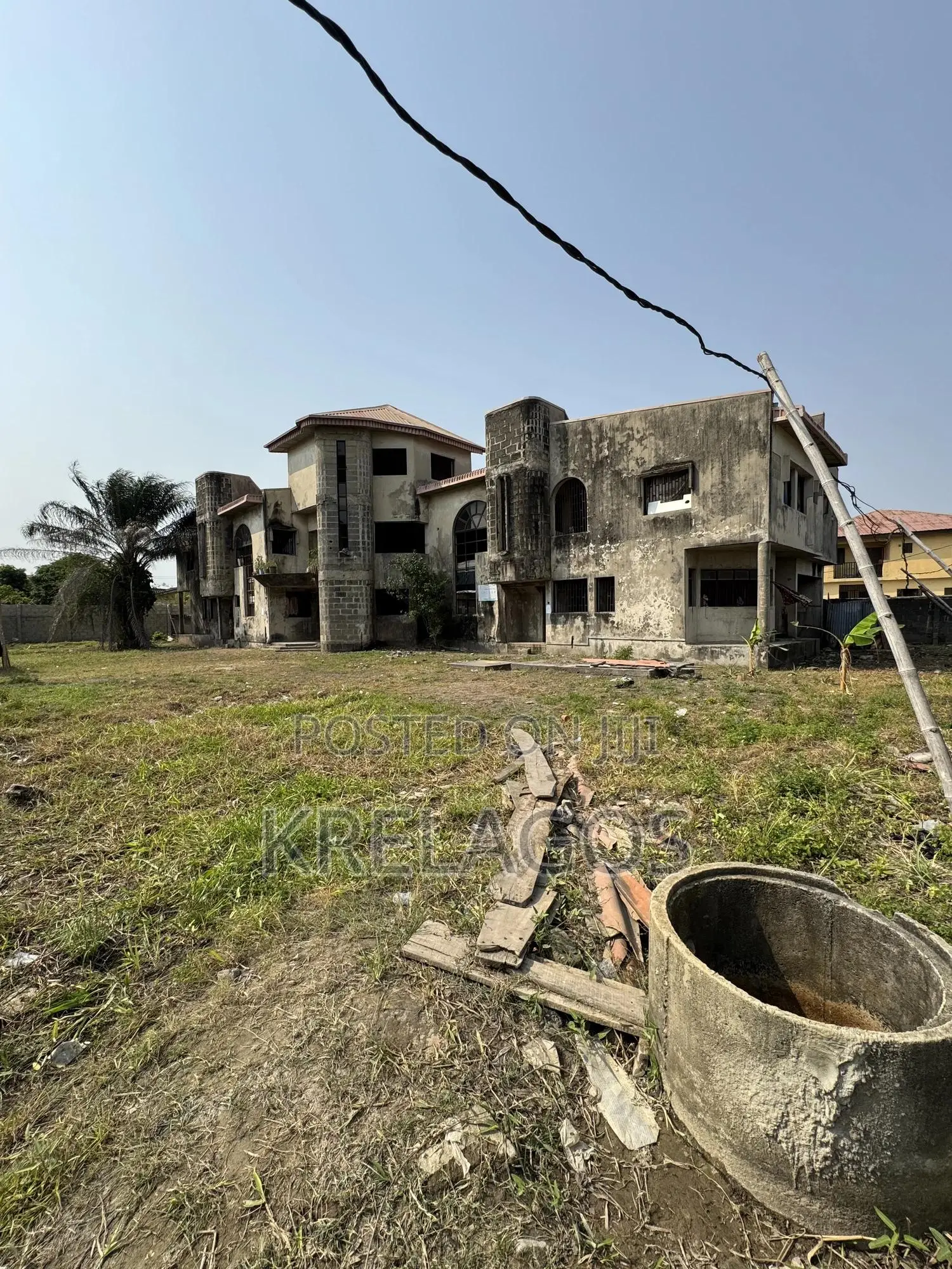 For Sale: 1,340sqm Property With Carcass Structure in Ajah, Lagos