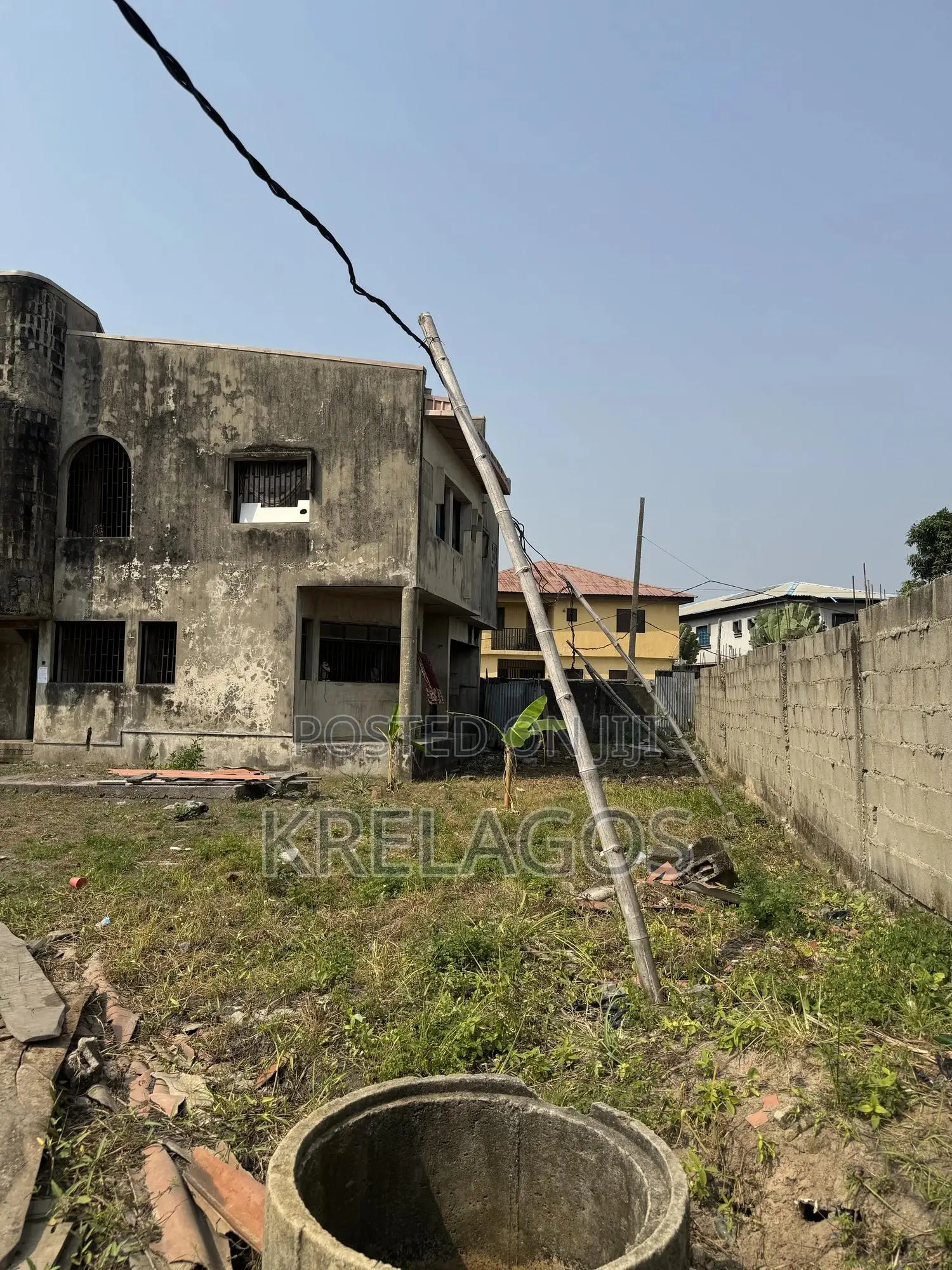 For Sale: 1,340sqm Property With Carcass Structure in Ajah, Lagos
