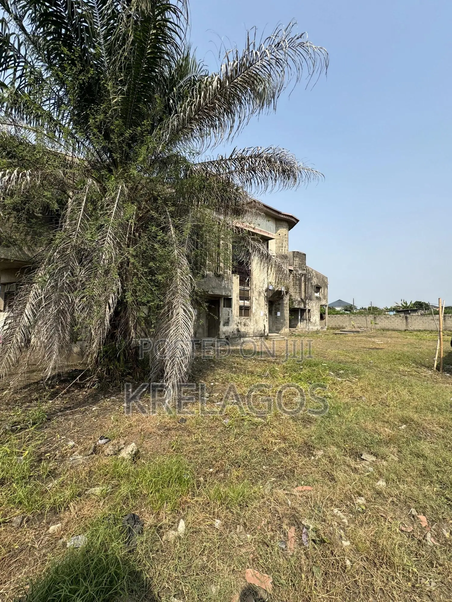 For Sale: 1,340sqm Property With Carcass Structure in Ajah, Lagos
