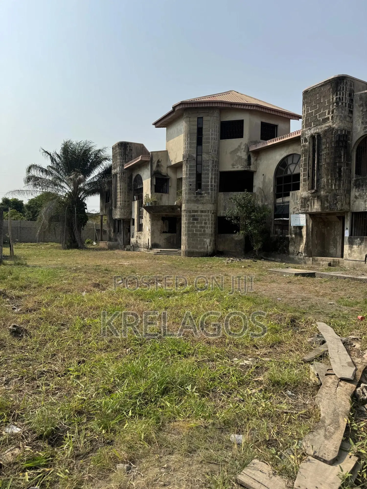 For Sale: 1,340sqm Property With Carcass Structure in Ajah, Lagos