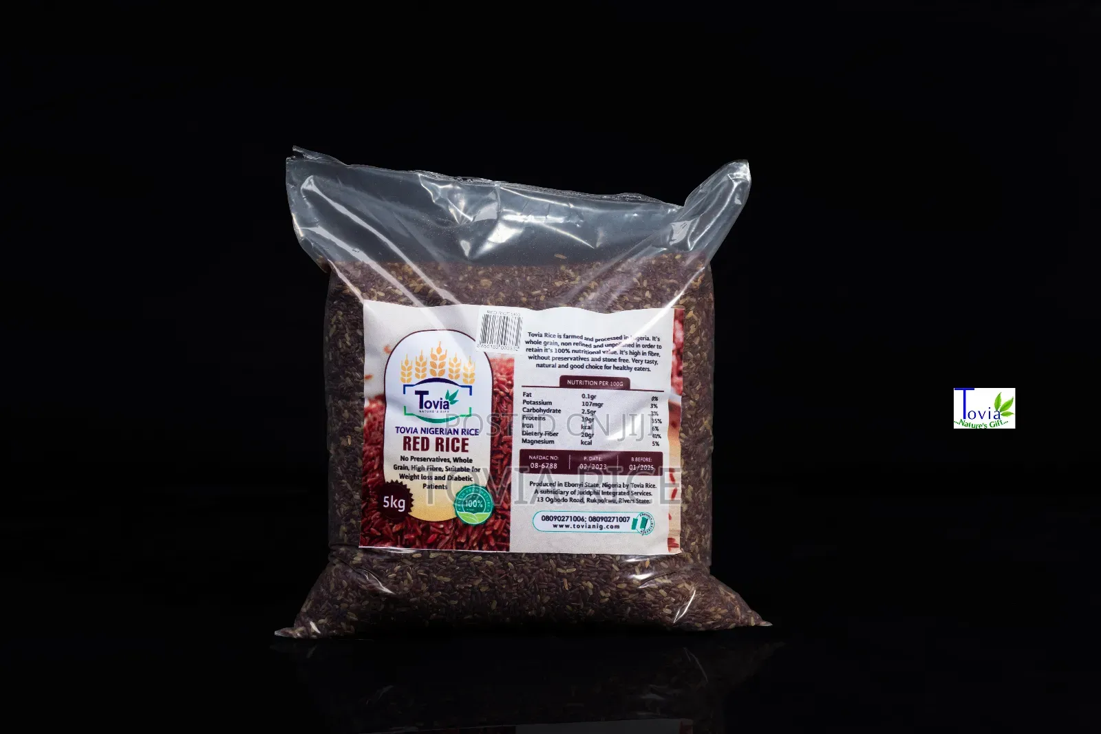 Tovia Red Rice 5kg