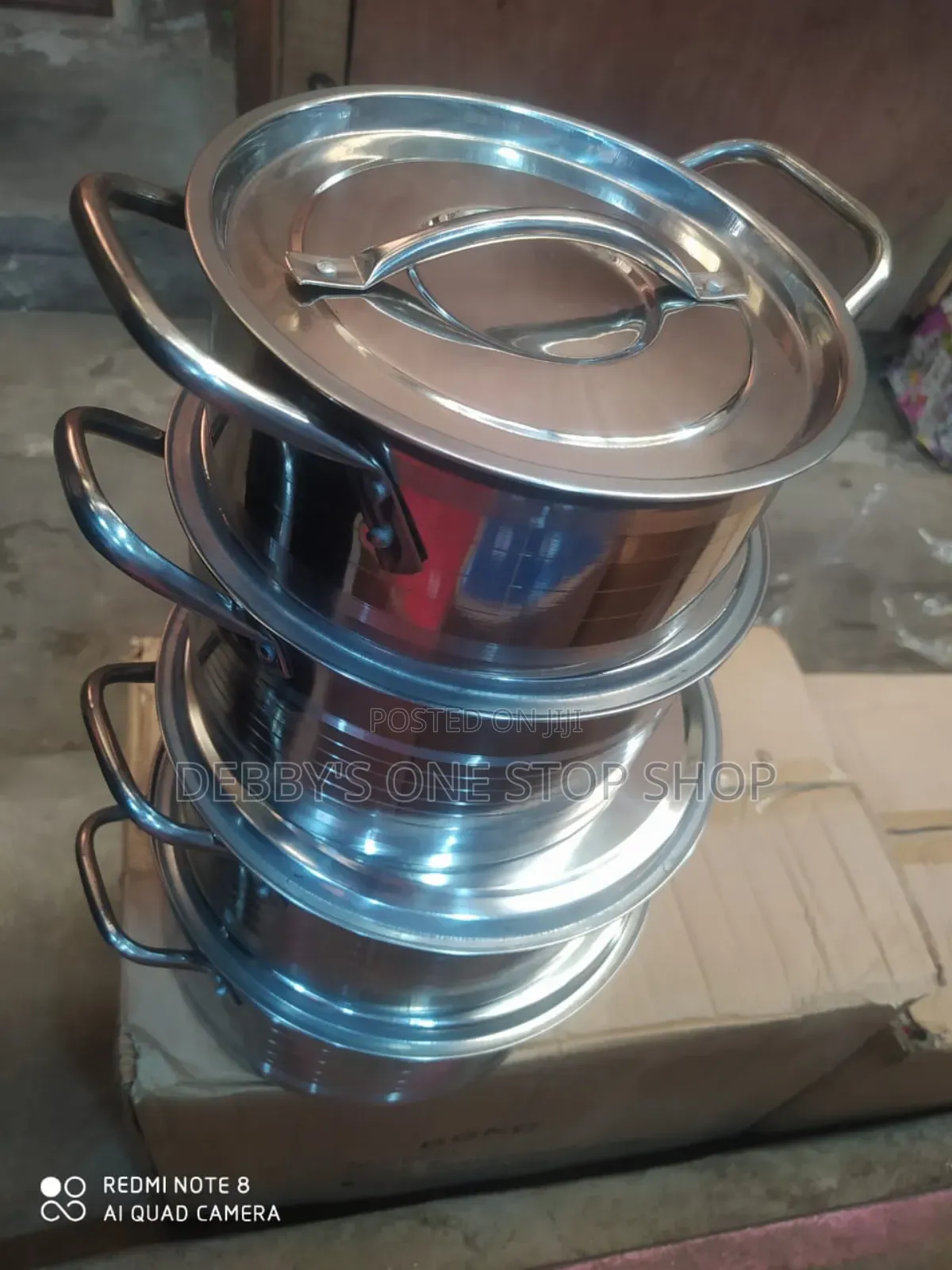 4set Stainless Stock Pot