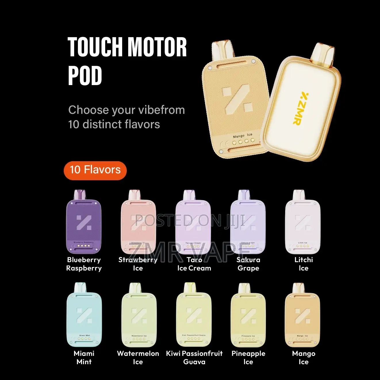 ZMR Motor 30000puffs,Vape With Social App 2.4" Touch 1000mah,Shisha