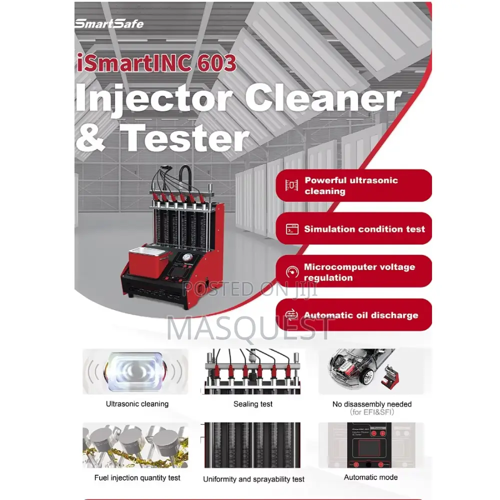Smartsafe Ismartinc 603 (Cnc603) Injector Cleaner Tester