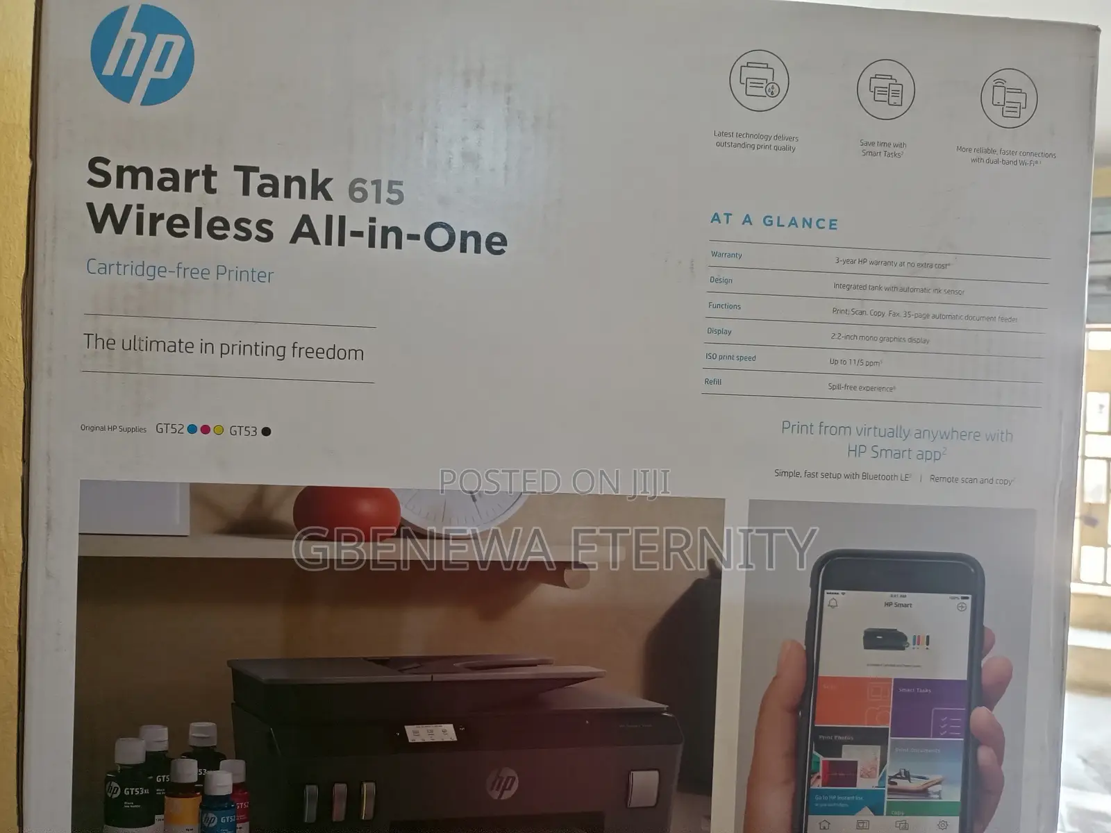 Hp Smart Tank 615 Wireless All-in-One