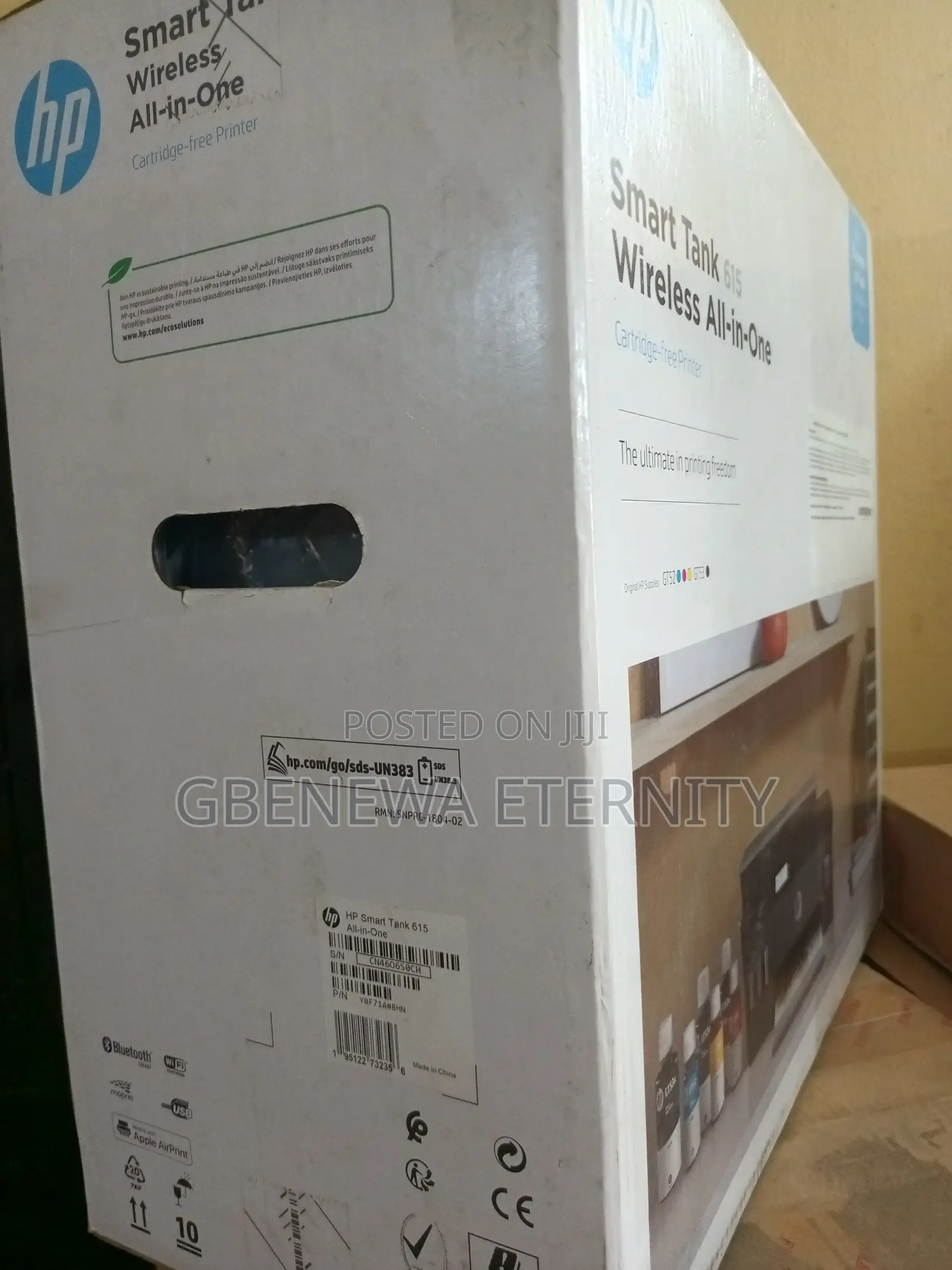 Hp Smart Tank 615 Wireless All-in-One