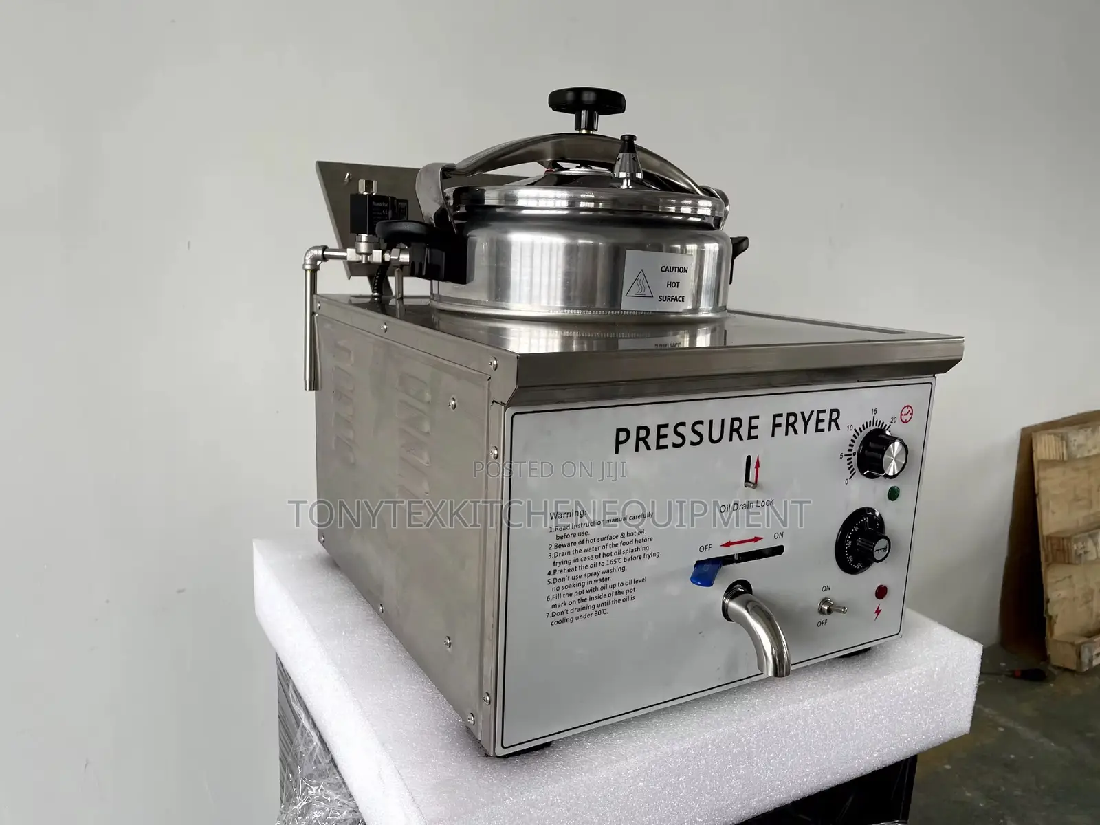 Commercial Electric Pressure Fryer – Table Top Chicken Fryer