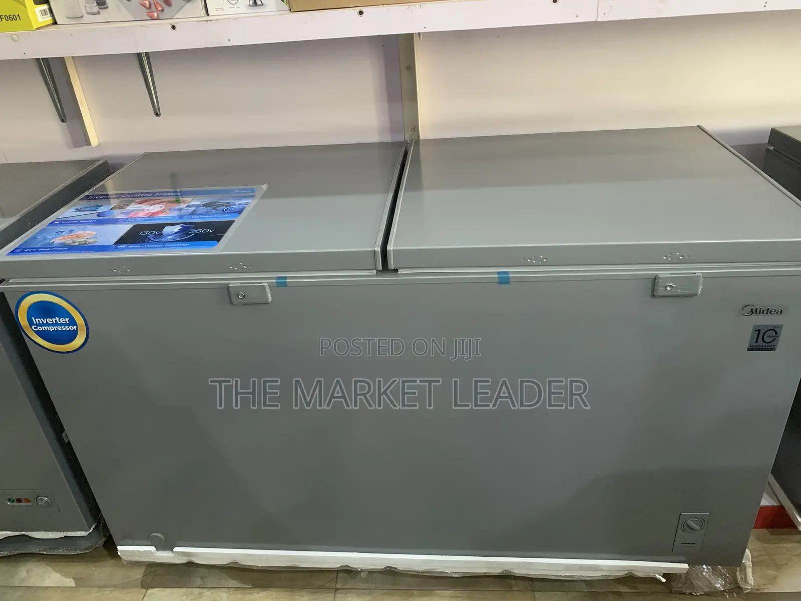 Midea 508l Inverter Double Door Freezer