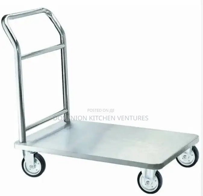 This Is A Stainless Steel Platform Trolley