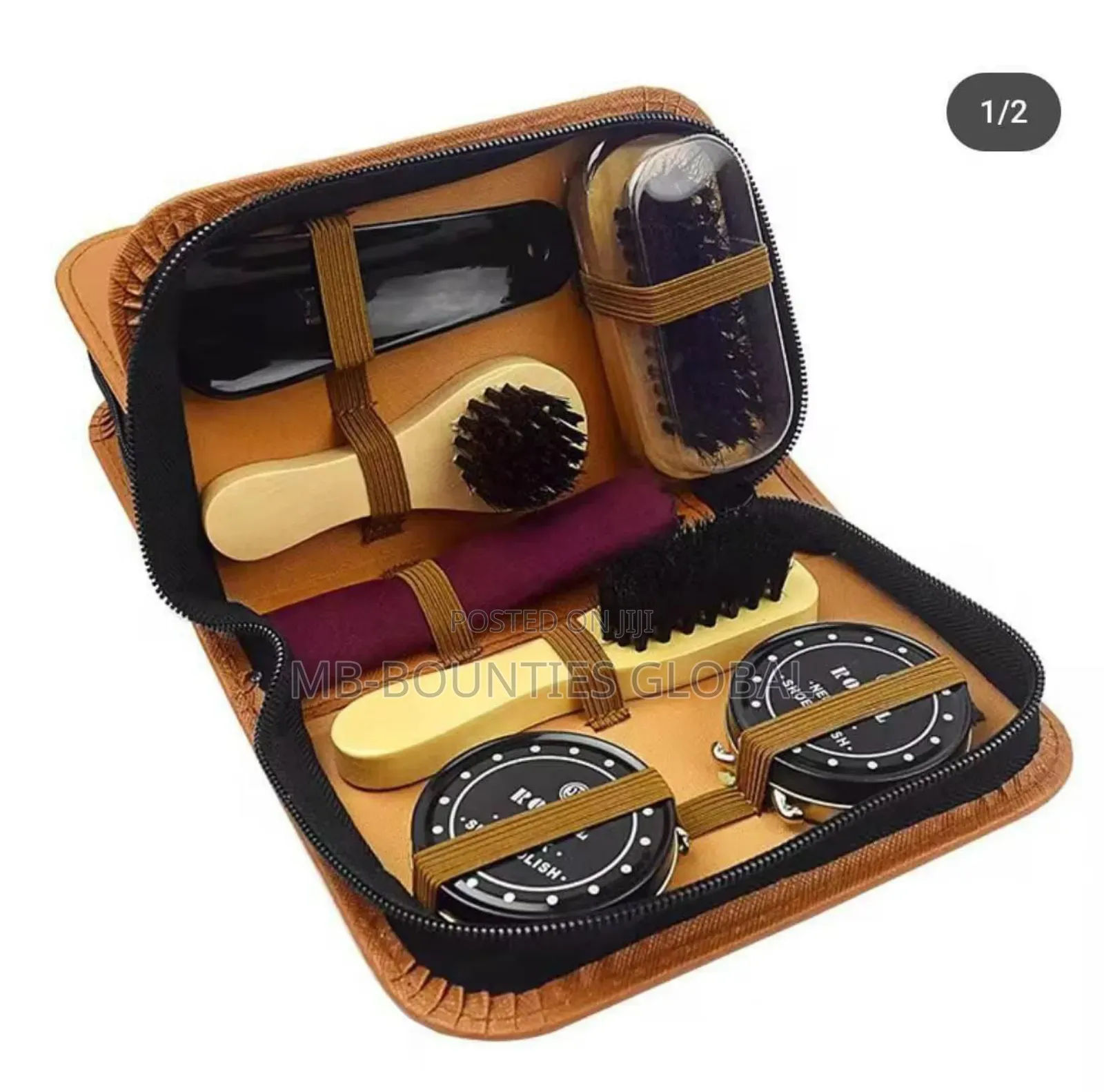 Set of Shoe Polish With Brushes - Gift Pack Party Souvenir